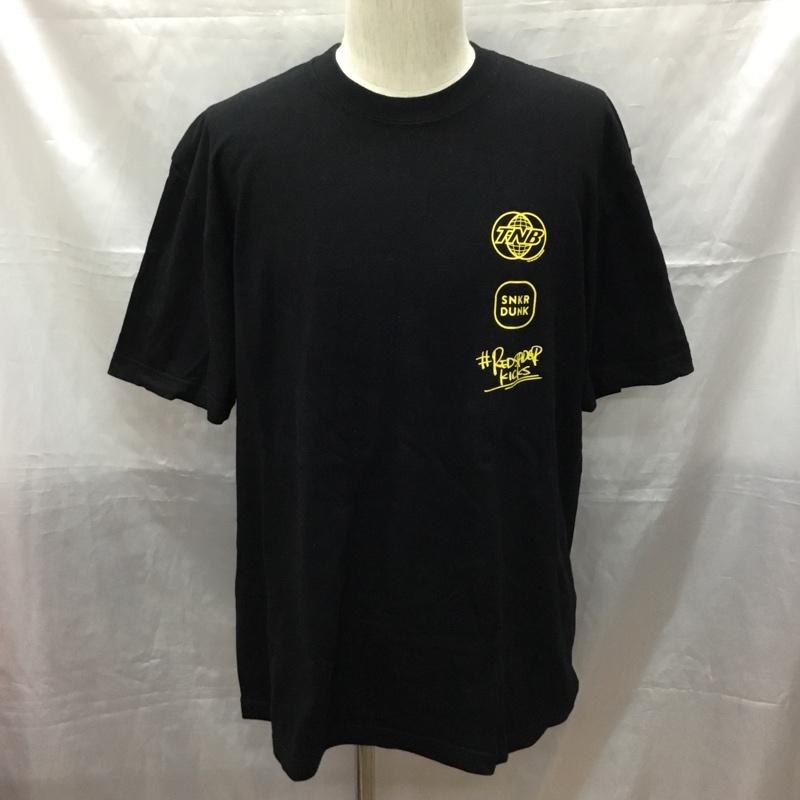 ザネットワークビジネス THE NETWORK BUSINESS Tシャツ 半袖 半袖カットソー プリントTシャツ クルーネックカットソー L ロゴ、文字 黒 / ブラック /  メンズ USED 古着 中古 10114043