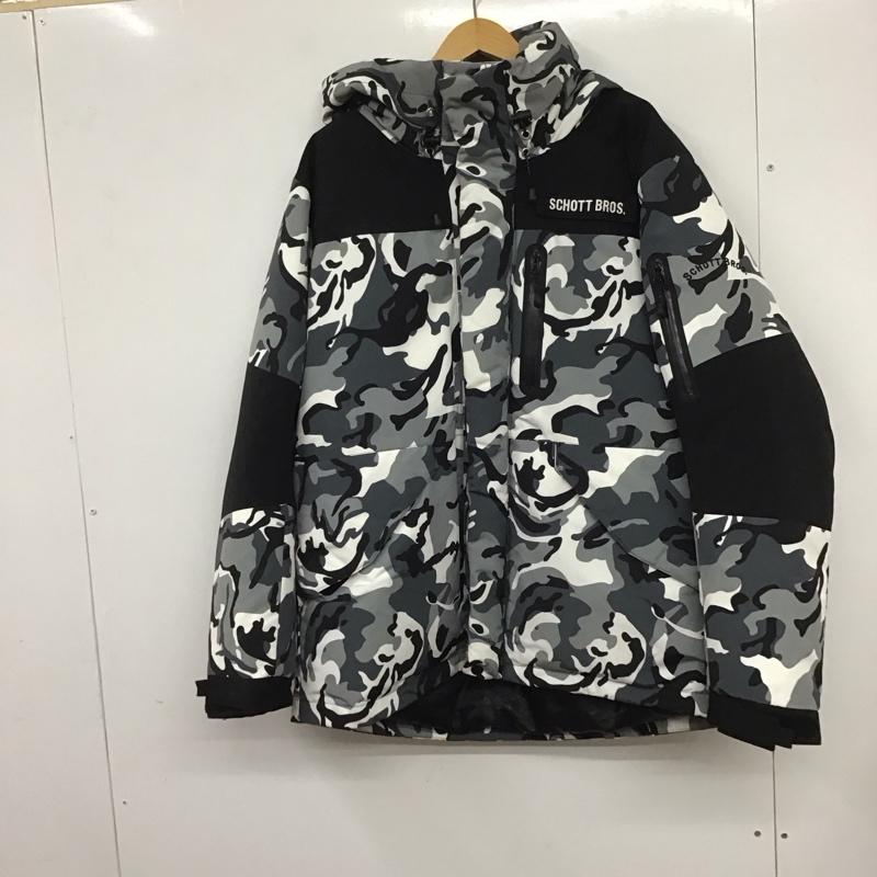 ショット schott ジャケット、上着 ジャンパー、ブルゾン ジップアップジャケット ナイロンジャケット アウタージップアップ ダウンジャケット XXL プリント マルチカラー / マルチカラー /  メンズ USED 古着 中古 10135871
