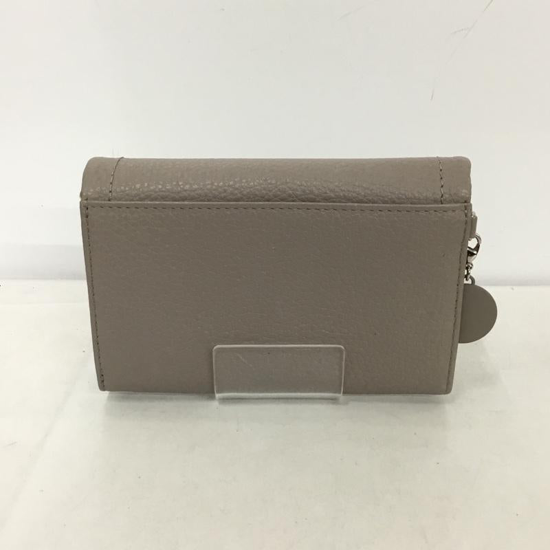 ジルスチュアート JILLSTUART 財布 二つ折り ルナティ 無地 灰 / グレー /  レディース USED 古着 中古 10149444