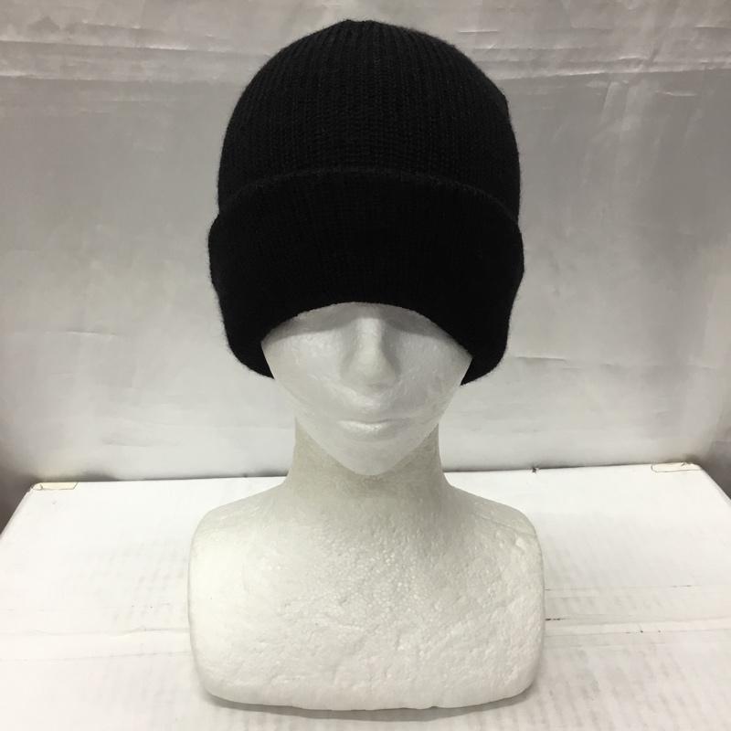 古着 USED 帽子 ニット帽 ウール ミリタリー 無地 黒 / ブラック /  メンズ USED 古着 中古 10115256