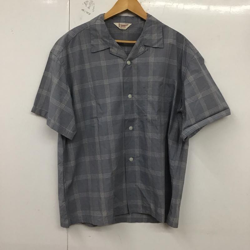 タウンクラフト TOWNCRAFT シャツ、ブラウス 半袖 半袖シャツ 前ボタンシャツ チェックシャツ M チェック マルチカラー / マルチカラー /  メンズ USED 古着 中古 10128673