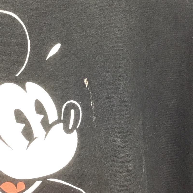 ディズニー Disney Tシャツ 半袖 半袖カットソー プリントTシャツ クルーネックカットソー プリント 黒 / ブラック /  メンズ USED 古着 中古 10149110