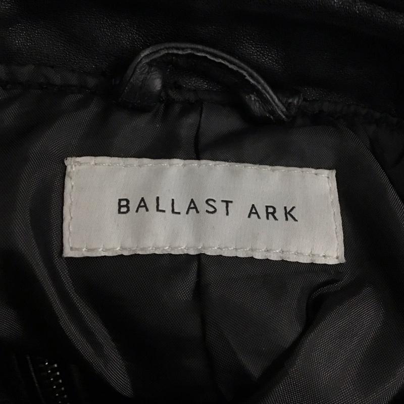 バラスト BALLAST ジャケット、上着 レザージャケット ba10-j002 BALLAST ARK L 無地 黒 / ブラック /  メンズ USED 古着 中古 10123323