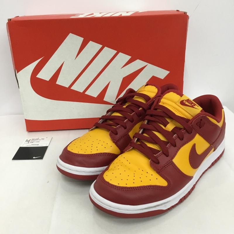 ナイキ NIKE スニーカー スニーカー DD1391 701 DUNK LOW RETRO 27.5cm 箱有 27.5cm ロゴ、文字 赤 / レッド / X 橙 / オレンジ /  メンズ USED 古着 中古 10128867
