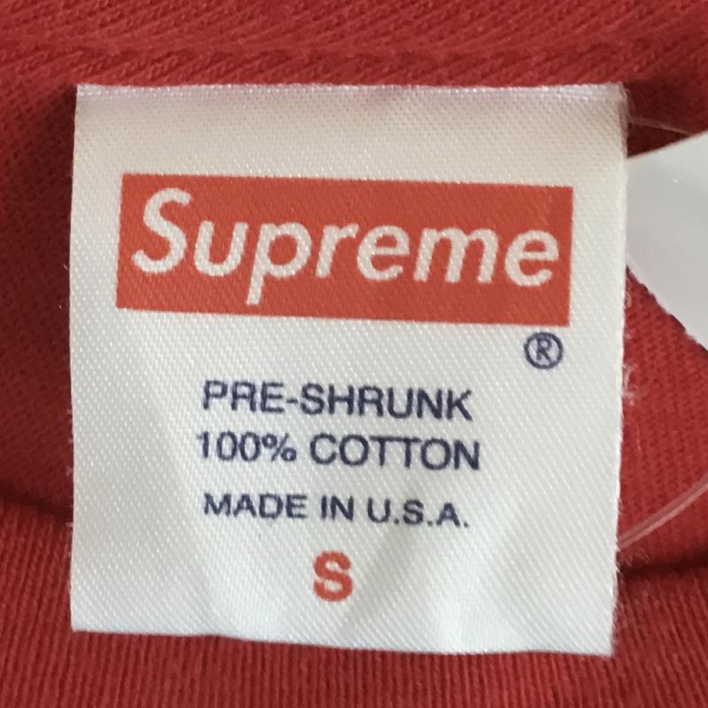 シュプリーム Supreme Tシャツ 半袖 S プリント 赤 / レッド /  メンズ USED 古着 中古 10110710