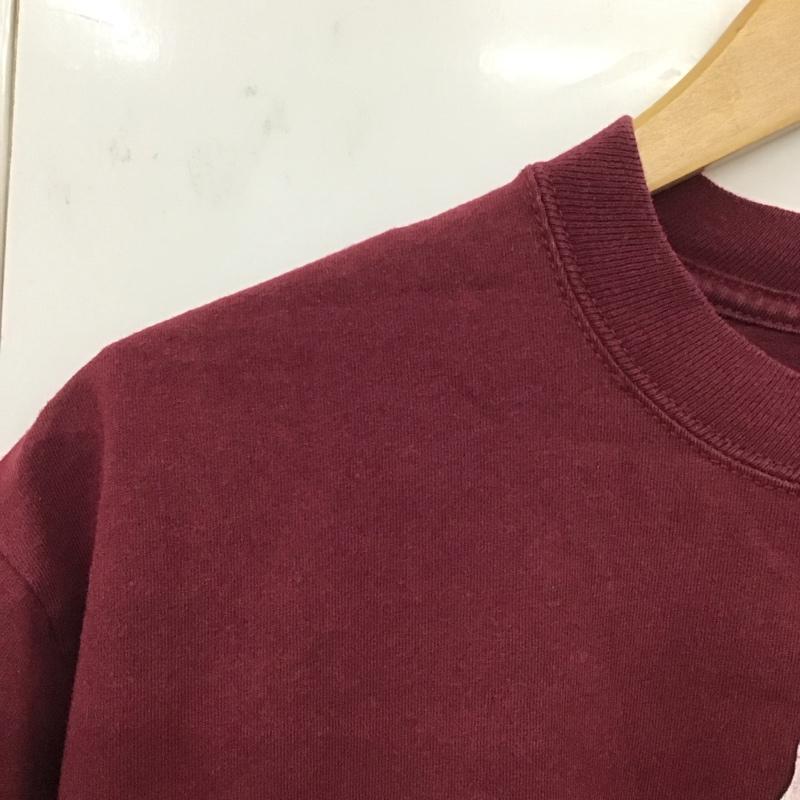古着 USED Tシャツ 半袖 半袖カットソー プリントTシャツ クルーネックカットソー ディズニー プリント えんじ / ワインレッド /  メンズ USED 古着 中古 10131161
