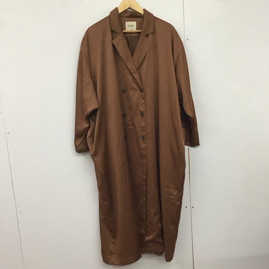 ラウジー lawgy ジャケット、上着 ジャケット、ブレザー 0221030503 ロング丈 FREE 無地 茶 / ブラウン /  レディース USED 古着 中古 10142227