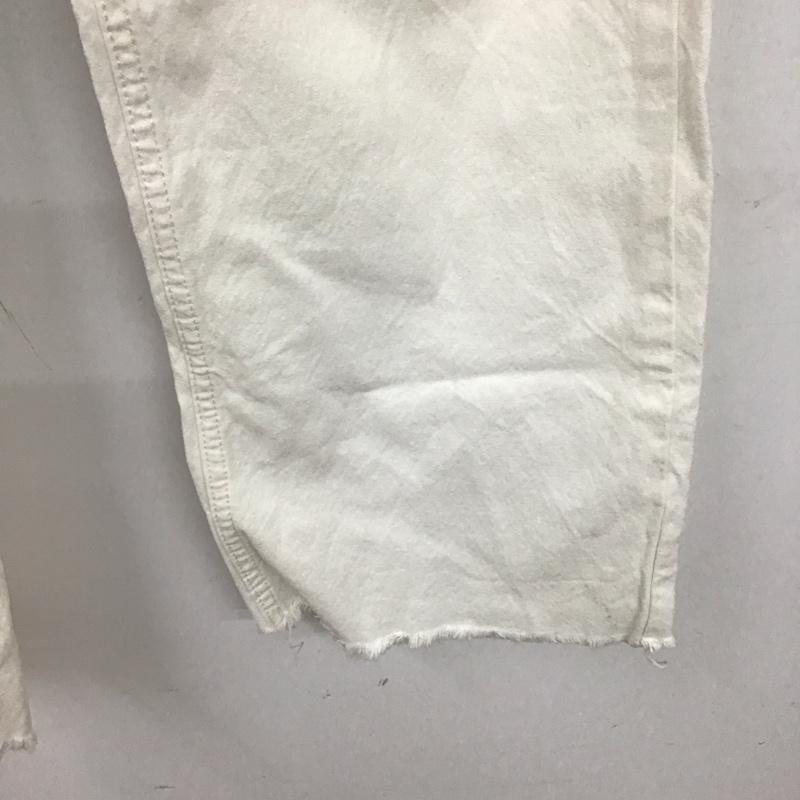 ジーナシス JEANASIS パンツ デニム、ジーンズ S 無地 白 / ホワイト /  レディース USED 古着 中古 10129737