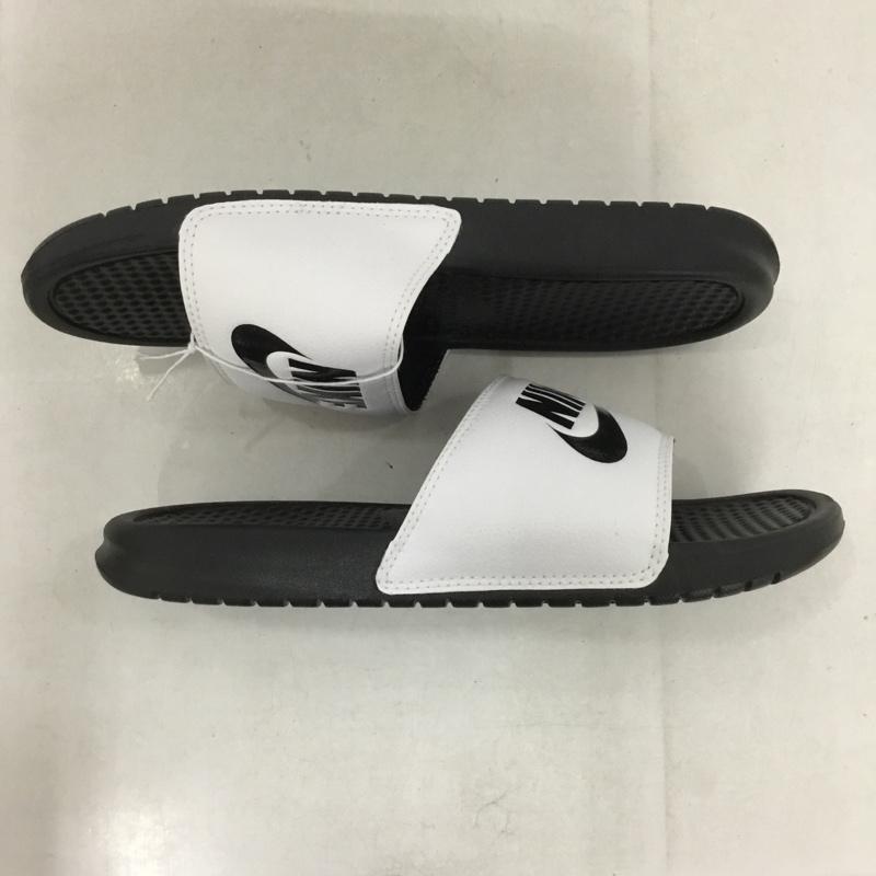 ナイキ NIKE サンダル サンダル 343880-100 ベナッシ JDI 27cm タグ付き 27.0cm ロゴ、文字 白 / ホワイト / X 黒 / ブラック /  メンズ USED 古着 中古 10140167