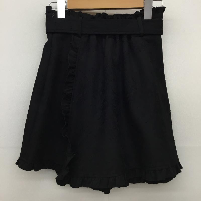 ロジータ ROJITA パンツ キュロット FREE レース柄 黒 / ブラック /  レディース USED 古着 中古 10139915
