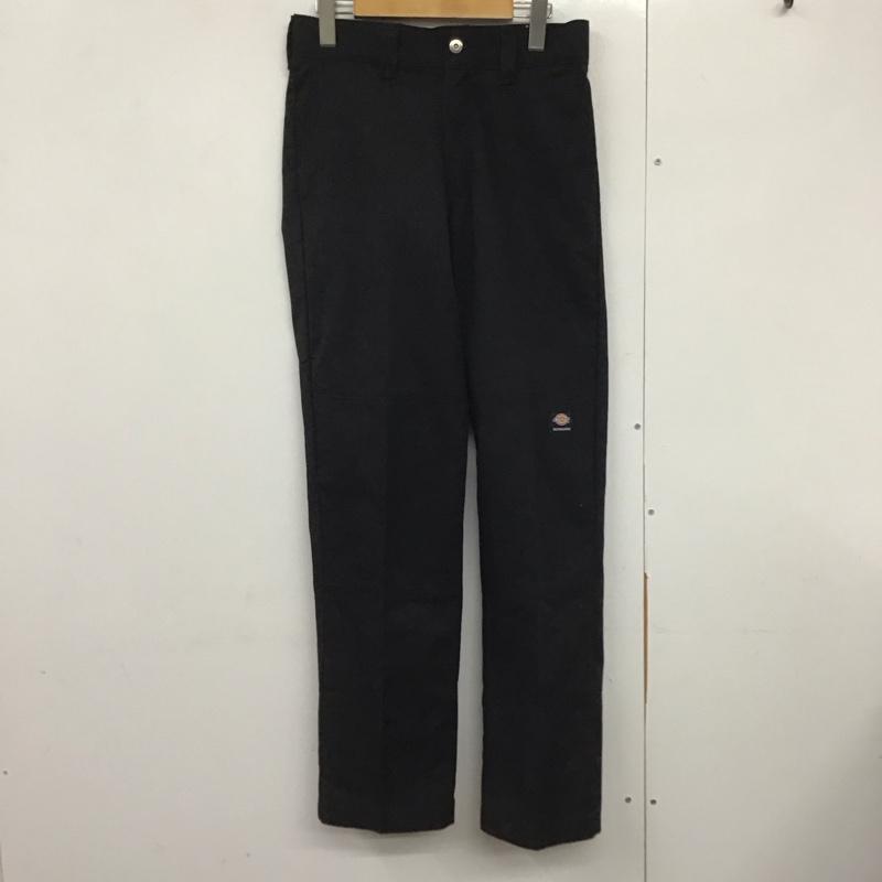 ディッキーズ Dickies パンツ ワークパンツ、ペインターパンツ ワイドパンツ カジュアルパンツ ワークパンツ 30インチ 無地 黒 / ブラック /  メンズ USED 古着 中古 10140951