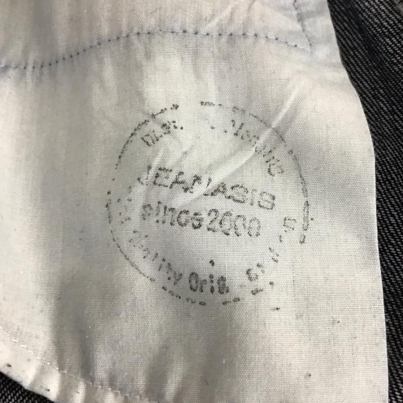 ジーナシス JEANASIS パンツ デニム、ジーンズ JS050084AA カットオフ コットン リネン M 無地 インディゴ / インディゴ /  レディース USED 古着 中古 10117733