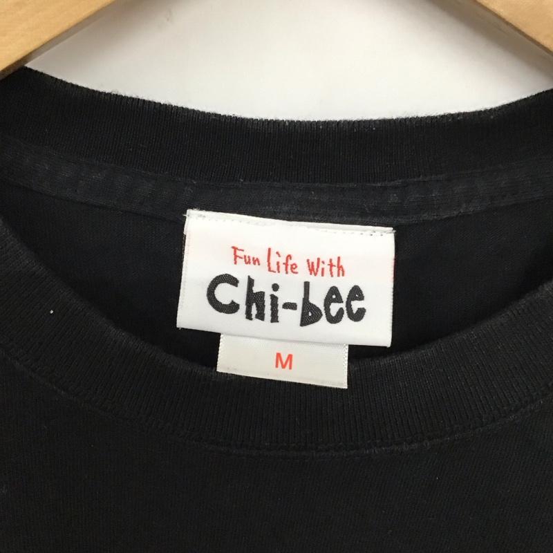 古着 USED Tシャツ 半袖 chi-bee M 無地 黒 / ブラック /  メンズ USED 古着 中古 10128514