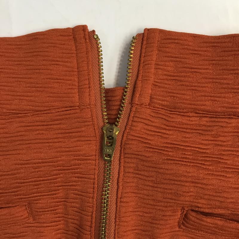 ローリーズファーム LOWRYS FARM スカート ミニスカート L 無地 橙 / オレンジ /  レディース USED 古着 中古 10044146