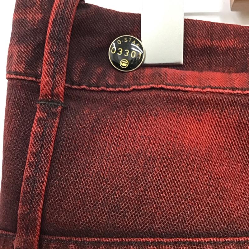 ジースター G-STAR パンツ デニム、ジーンズ TAVI LOOSE TAPERED 無地 赤 / レッド /  メンズ USED 古着 中古 10119827