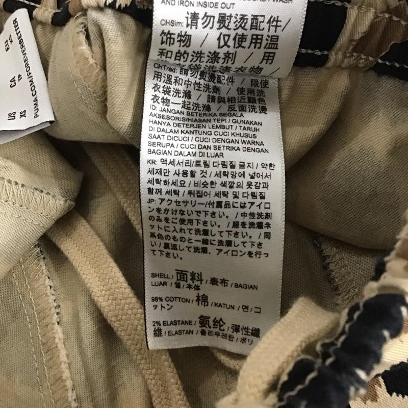 プーマ PUMA パンツ ワークパンツ、ペインターパンツ ワイドパンツ カジュアルパンツ ワークパンツ XS プリント ベージュ / ベージュ /  メンズ USED 古着 中古 10139589