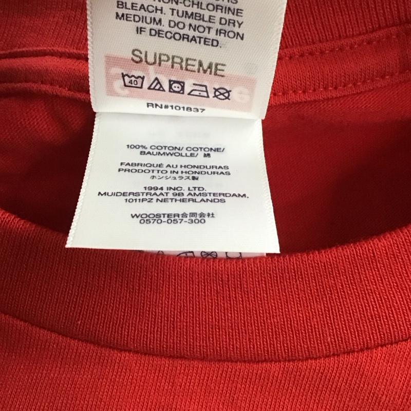 シュプリーム Supreme Tシャツ 半袖 25fw splittee プリントTシャツ L ロゴ、文字 赤 / レッド /  メンズ USED 古着 中古 10147356