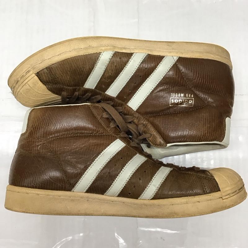 アディダス adidas スニーカー スニーカー 413199 ハイカット 28cm 28.0cm ロゴ、文字 茶 / ブラウン /  メンズ USED 古着 中古 10116439