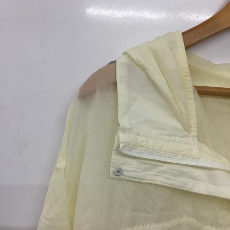 ダブルクローゼット w closet ジャケット、上着 ジャケット、ブレザー 343194 シアースノーパーカー ナイロンパーカー 無地 アイボリー / アイボリー /  レディース USED 古着 中古 10144700