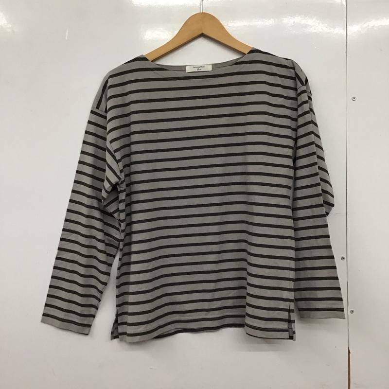 サマンサモスモスブルー Samansa Mos2 blue Tシャツ 長袖 FREE ボーダー柄 マルチカラー / マルチカラー /  レディース USED 古着 中古 10150175