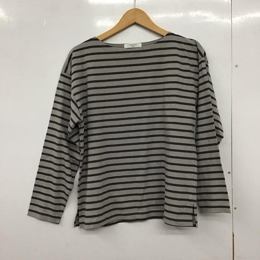 サマンサモスモスブルー Samansa Mos2 blue Tシャツ 長袖 FREE ボーダー柄 マルチカラー / マルチカラー /  レディース USED 古着 中古 10150175