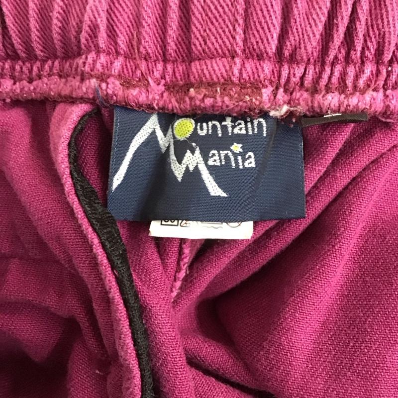 マウンテンマニア mountainmania パンツ ショートパンツ ショートパンツ ハーフパンツ カジュアルパンツ L ロゴ、文字 紫 / パープル /  メンズ USED 古着 中古 10129051