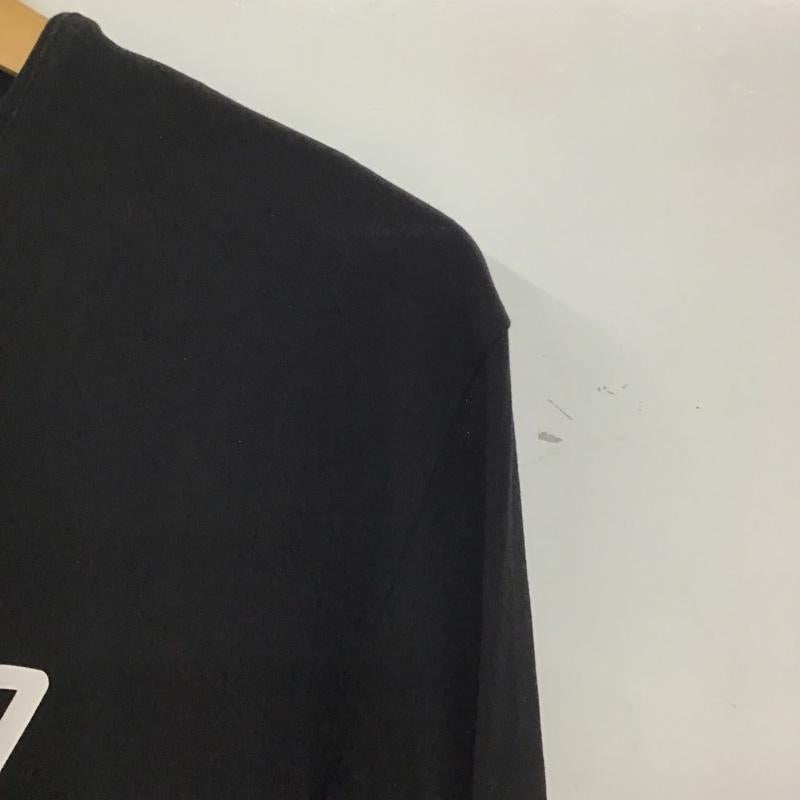エンポリオアルマーニ EMPORIO ARMANI カットソー 長袖 長袖カットソー プリントカットソー クルーネック L ロゴ、文字 黒 / ブラック /  メンズ USED 古着 中古 10136158