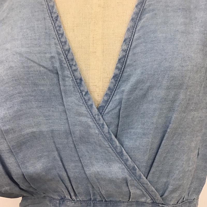 ザラ ZARA ワンピース ロングスカート S 無地 水色 / ライトブルー /  レディース USED 古着 中古 10107218