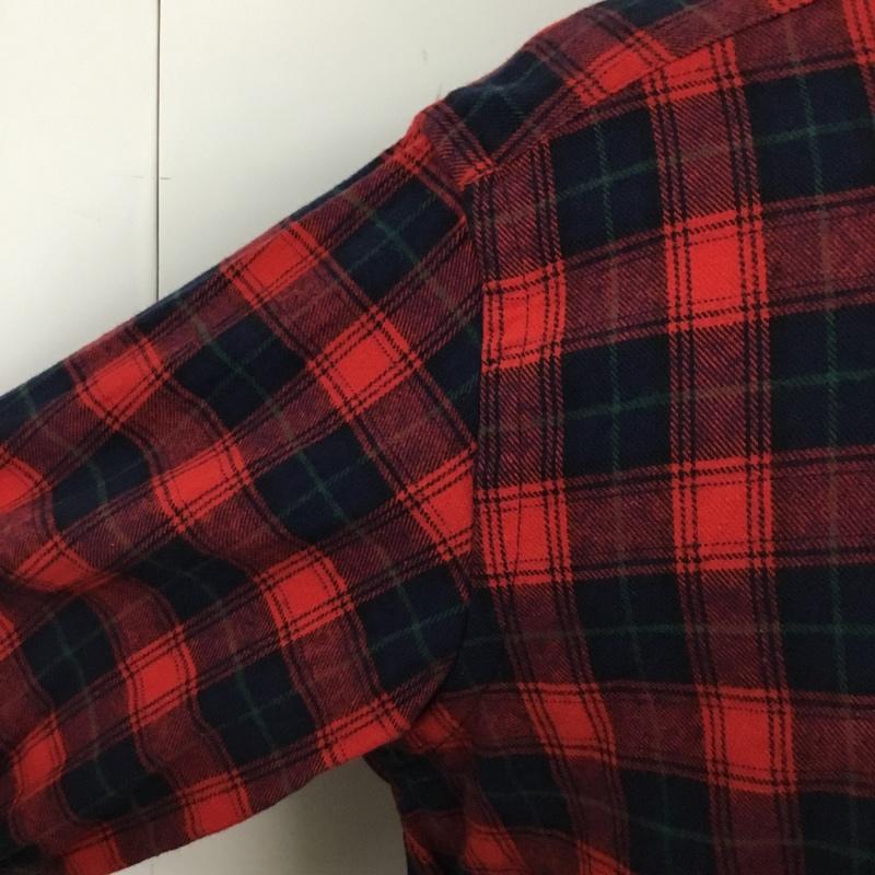 ウィンダンシー WIND AND SEA シャツ、ブラウス 長袖 長袖シャツ カラーシャツ ポケットシャツ 長袖カットソー チェックシャツ L チェック マルチカラー / マルチカラー /  メンズ USED 古着 中古 10120658