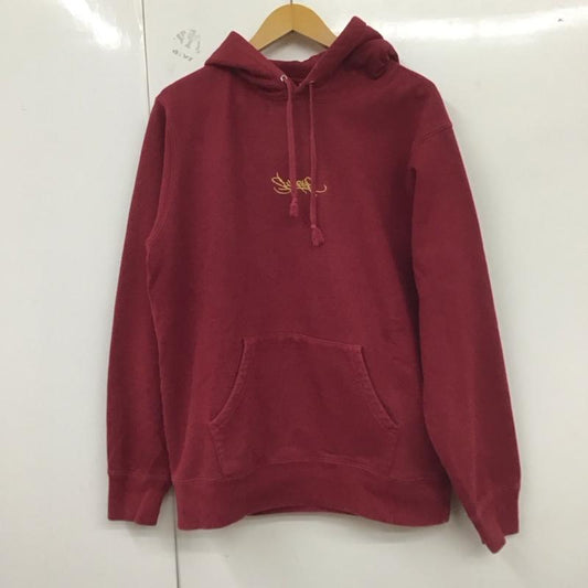 シュプリーム Supreme トレーナー 長袖 19ss TagLogoHoodedSweatshirtCardinal プルオーバーパーカー M ロゴ、文字 えんじ / ワインレッド /  メンズ USED 古着 中古 10129065