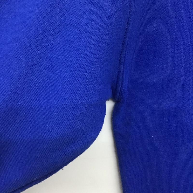 古着 USED トレーナー 長袖 長袖トレーナー スウェット クルーネック プルオーバー 古着 M ロゴ、文字 青 / ブルー /  メンズ USED 古着 中古 10149141