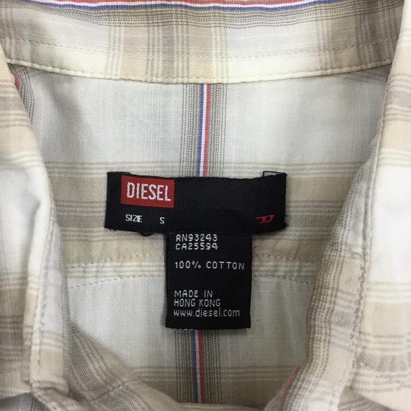 ディーゼル DIESEL シャツ、ブラウス 長袖 長袖シャツ カラーシャツ ポケットシャツ 長袖カットソー チェックシャツ S チェック マルチカラー / マルチカラー /  メンズ USED 古着 中古 10117720