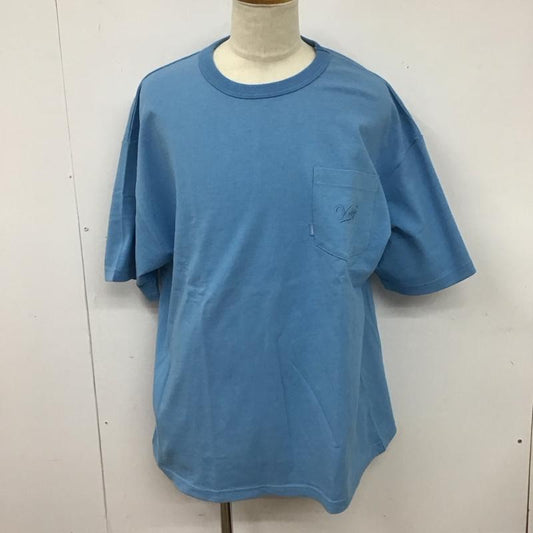 ケボズ KEBOZ Tシャツ 半袖 半袖カットソー 半袖シャツ 無地シャツ XL ロゴ、文字 青 / ブルー /  メンズ USED 古着 中古 10126515