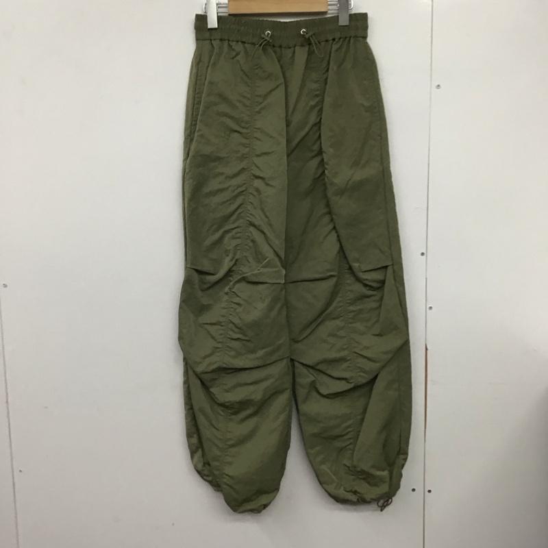 スライ SLY ボトムス ボトムス 030GAR31-3320 ナイロンギャザーパンツ ナイロンパンツ FREE 無地 カーキ / カーキ /  レディース USED 古着 中古 10146611