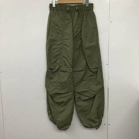 スライ SLY ボトムス ボトムス 030GAR31-3320 ナイロンギャザーパンツ ナイロンパンツ FREE 無地 カーキ / カーキ /  レディース USED 古着 中古 10146611