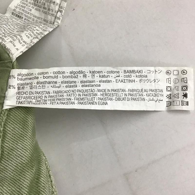 ザラ ZARA パンツ デニム、ジーンズ 4060/810/537 スキニーパンツ 38 無地 カーキ / カーキ /  レディース USED 古着 中古 10133632
