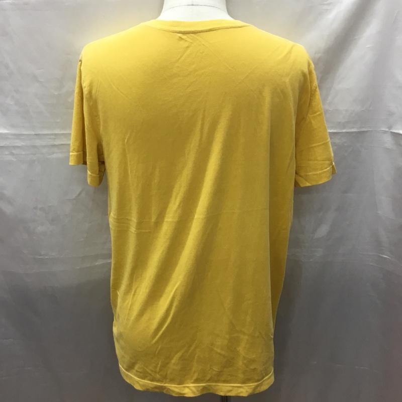 アメリカンイーグル AMERICANEAGLE Tシャツ 半袖 Vネック M ワンポイント 黄 / イエロー /  メンズ USED 古着 中古 10115516