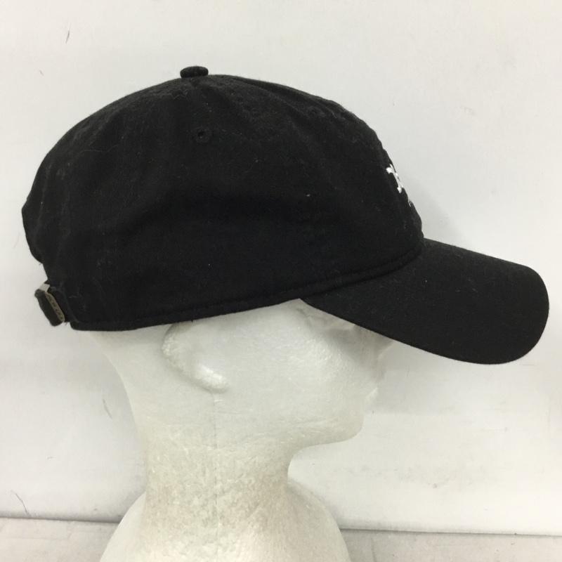 エックスガール X-girl 帽子 キャップ NEW ERA コットン ミルズロゴ 9THIRTY コラボレーション ロゴ、文字 黒 / ブラック /  レディース USED 古着 中古 10128825