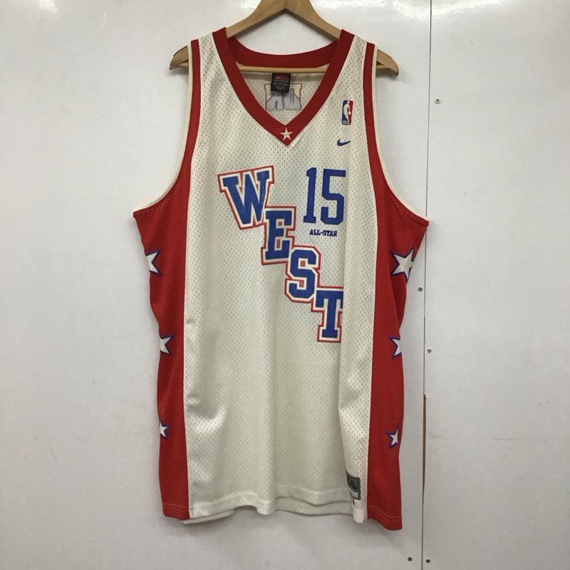 ナイキ NIKE タンクトップ タンクトップ タンクトップ ノースリーブカットソー Vネック スポーツウェア XXL ロゴ、文字 白 / ホワイト /  メンズ USED 古着 中古 10142609