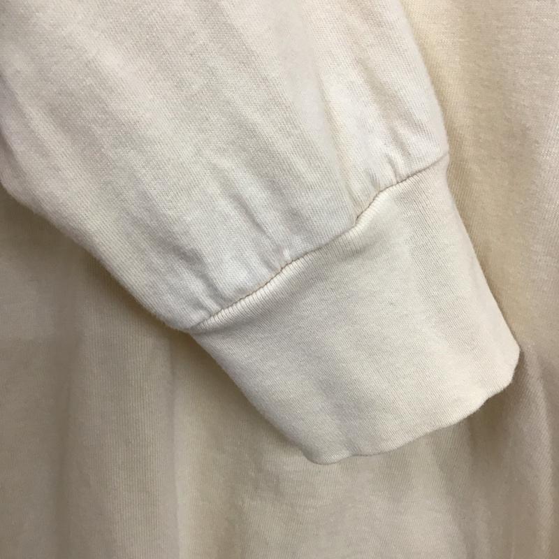 ポロバイラルフローレン Polo by RALPH LAUREN カットソー 長袖 長袖カットソー プリントカットソー クルーネック XL ロゴ、文字 アイボリー / アイボリー /  メンズ USED 古着 中古 10131158
