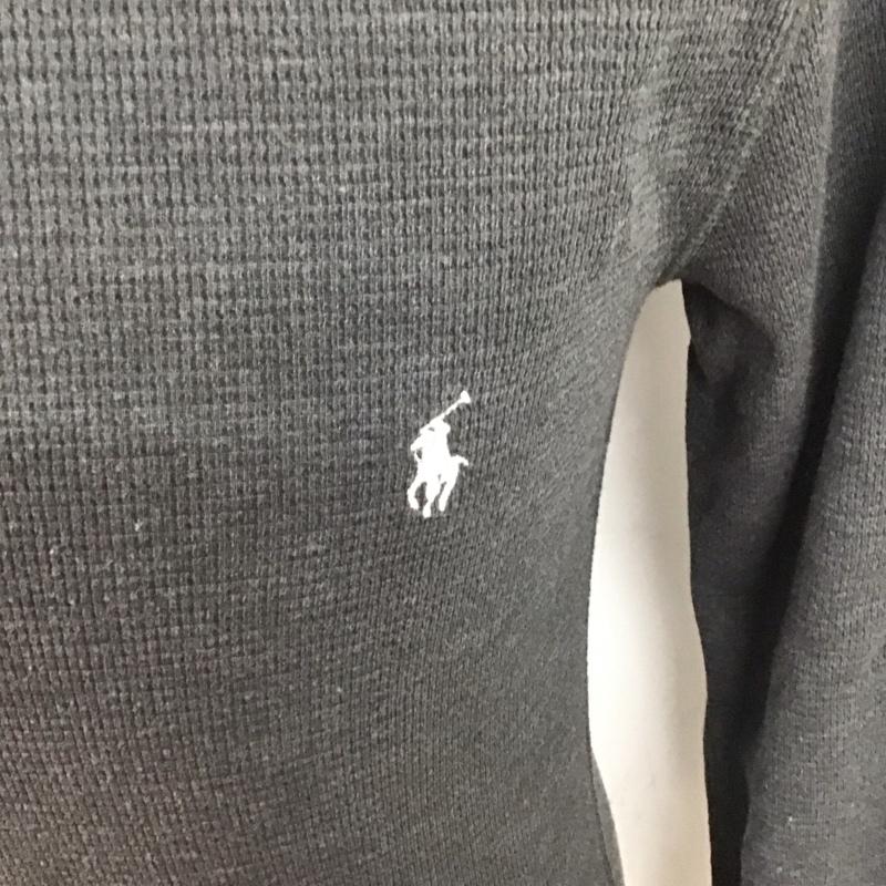 ポロラルフローレン POLO RALPH LAUREN カットソー 長袖 長袖カットソー クルーネックカットソー ロングスリーブカットソー S ロゴ、文字 灰 / グレー /  メンズ USED 古着 中古 10123901