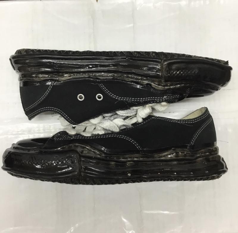 ミハラヤスヒロ MIHARAYASUHIRO スニーカー スニーカー A05FW720 OG SOLE DIP LOWTOP 43 ロゴ、文字 黒 / ブラック /  メンズ USED 古着 中古 10114540