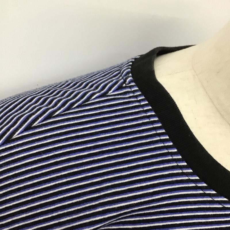 ステューシー STUSSY Tシャツ 半袖 半袖カットソー プリントTシャツ クルーネックカットソー XL ボーダー柄 マルチカラー / マルチカラー /  メンズ USED 古着 中古 10125473