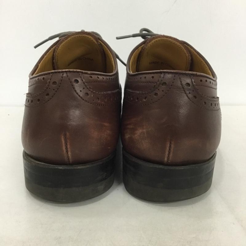 リーガル REGAL 革靴 革靴 J165 ウィングチップ メダリオン ビジネスシューズ 25.5 25.5cm  茶 / ブラウン /  メンズ USED 古着 中古 10140428