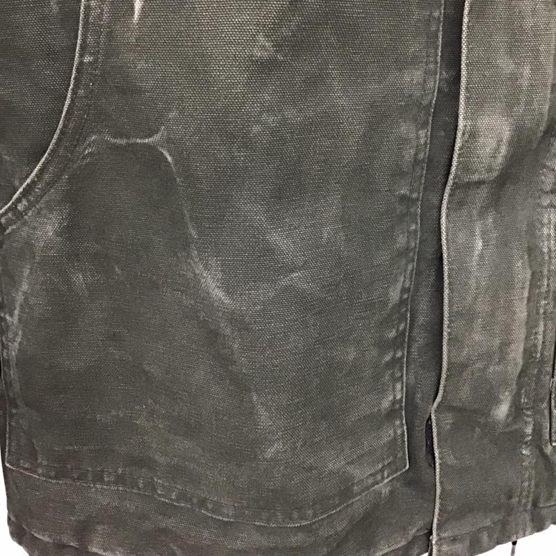 カーハート Carhartt ジャケット、上着 ジャケット、ブレザー ジップアップジャケット アウター カラージャケット XL ロゴ、文字 カーキ / カーキ /  メンズ USED 古着 中古 10133688