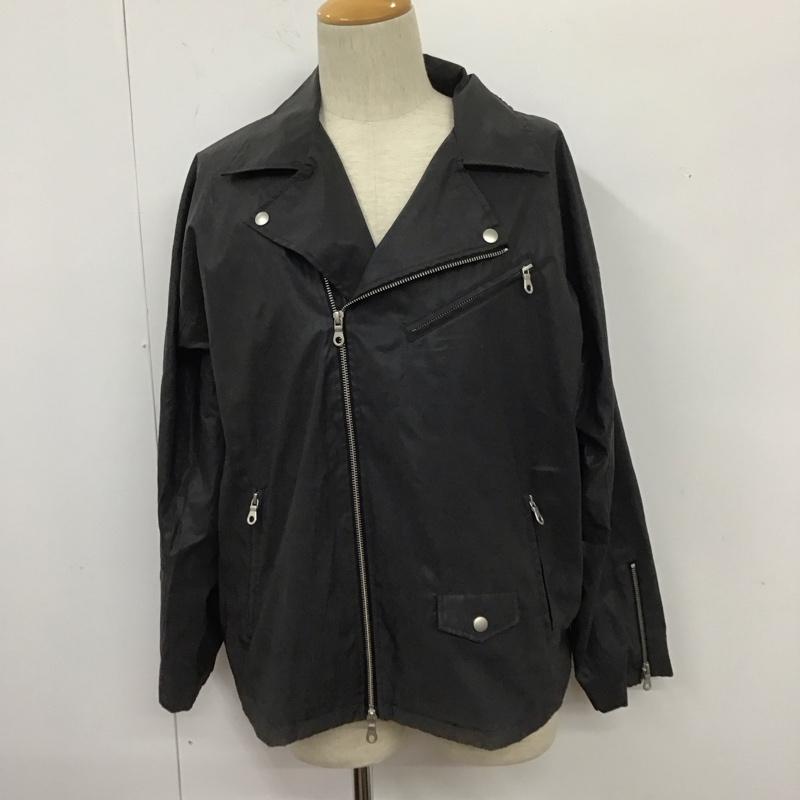 ノーアイディ NO ID. ジャケット、上着 ジャンパー、ブルゾン 445006-970B ナイロンジャケット ジップアップジャケット アウター 無地 黒 / ブラック /  メンズ USED 古着 中古 10110434