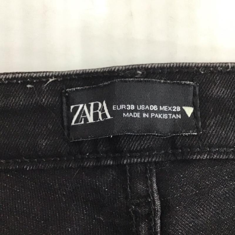 ザラ ZARA パンツ デニム、ジーンズ ストレッチ スキニー 無地 黒 / ブラック /  レディース USED 古着 中古 10122664