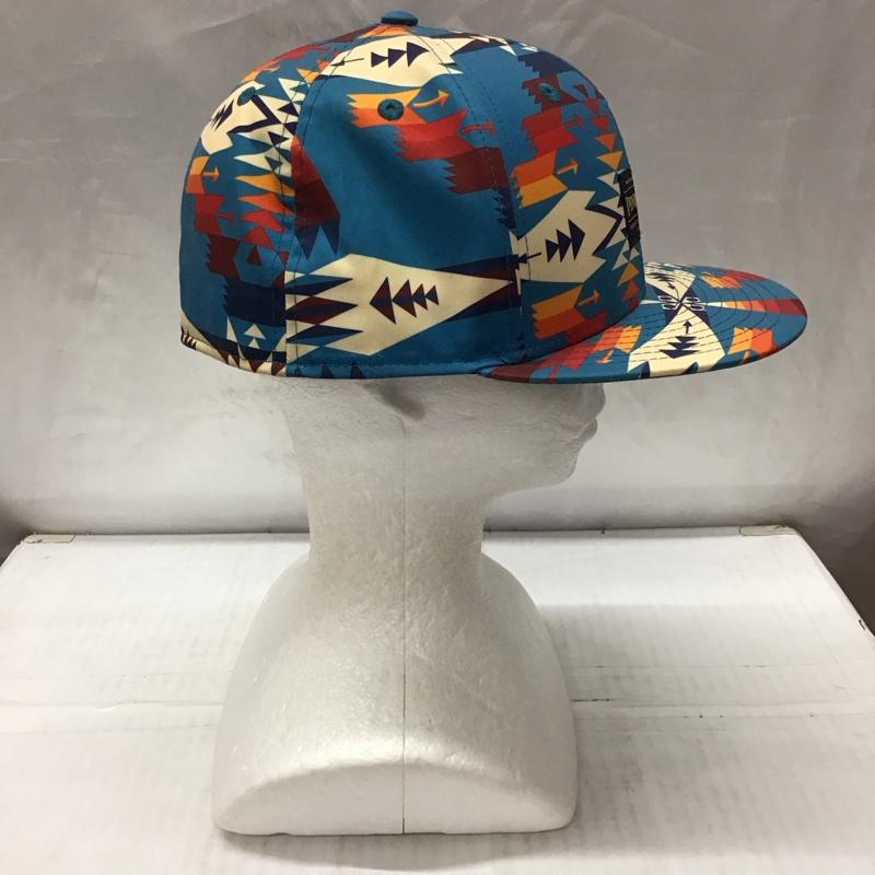 ペンドルトン PENDLETON 帽子 キャップ NEW ERA 59FIFTY ロゴ 総柄 マルチカラー / マルチカラー /  メンズ USED 古着 中古 10114329