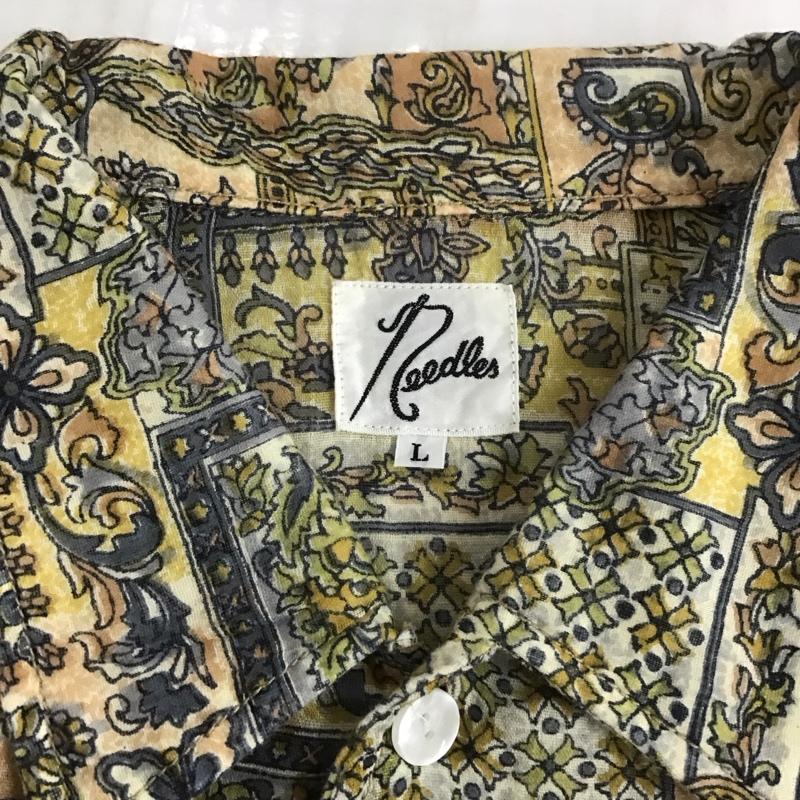 ニードルス Needles シャツ、ブラウス 長袖 長袖シャツ カラーシャツ 長袖カットソー 柄シャツ L プリント マルチカラー / マルチカラー /  メンズ USED 古着 中古 10112994