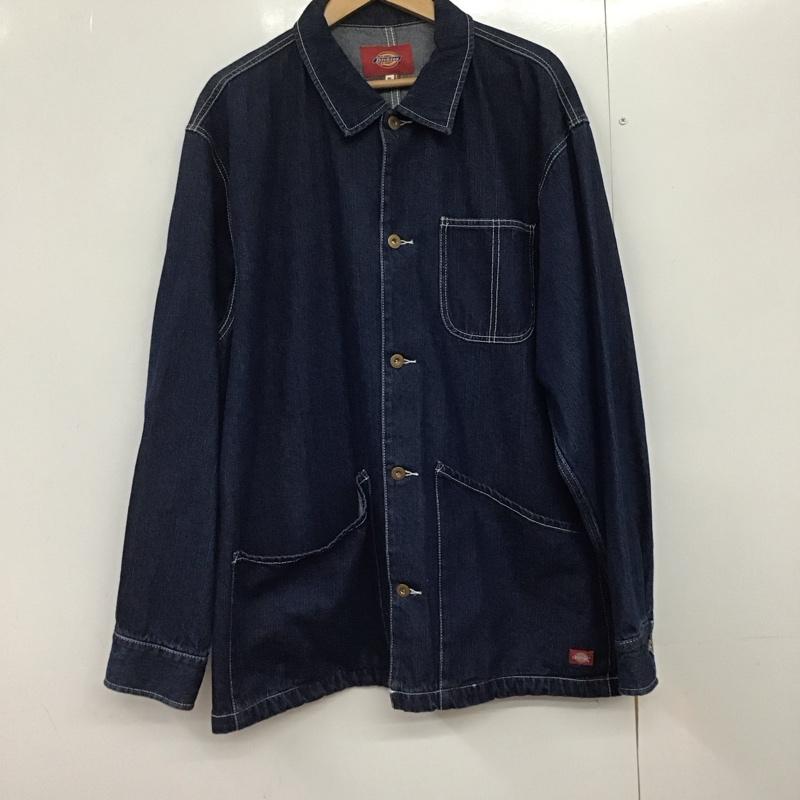ディッキーズ Dickies ジャケット、上着 ジャケット、ブレザー 2178-0150 カバーオール 3L 無地 インディゴ / インディゴ /  メンズ USED 古着 中古 10142995